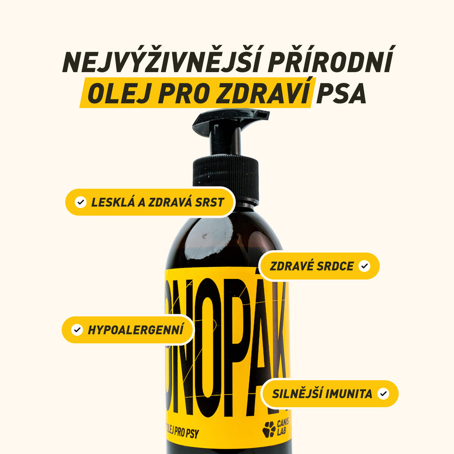 Konopak | Hemp Seed Oil For Dogs | 250 ml