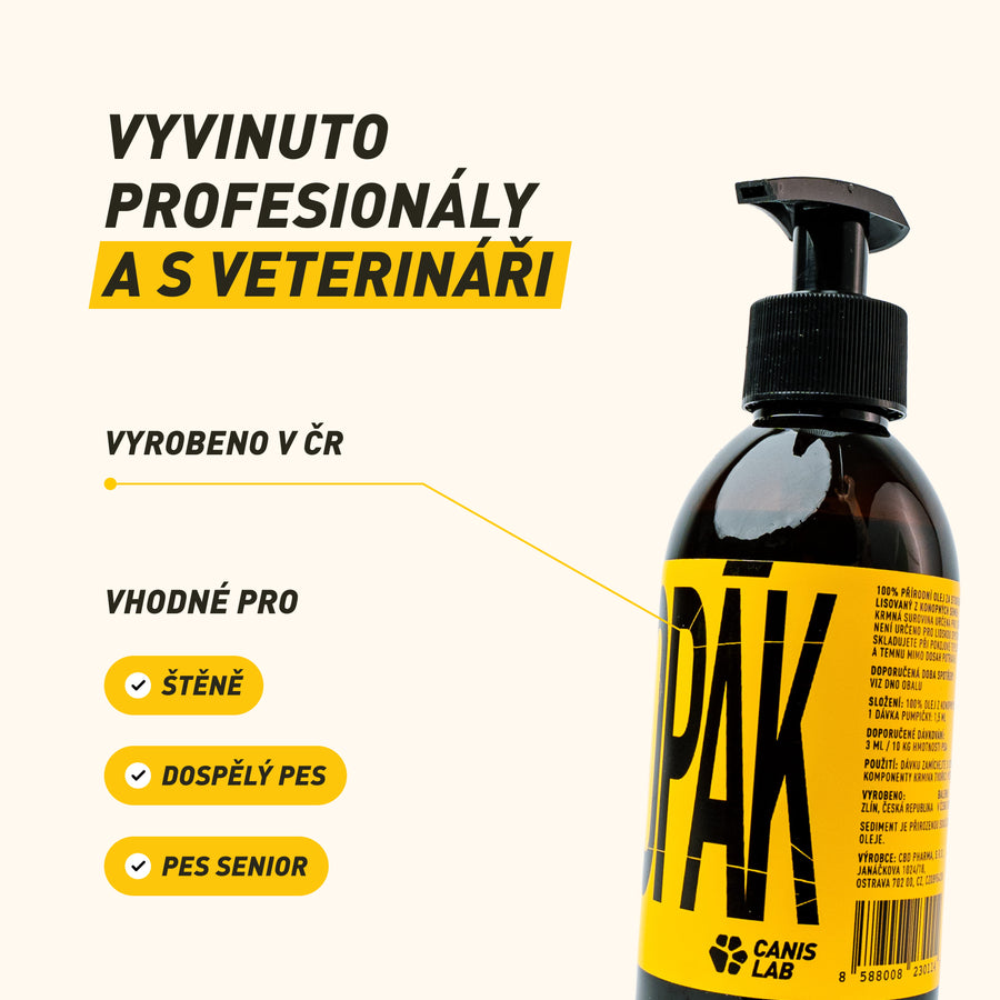 Konopak | Hemp Seed Oil For Dogs | 250 ml