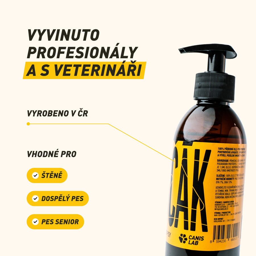 Trescak | 100% Cod Liver Oil for healthy puppy growth, sharp vision and strong joints