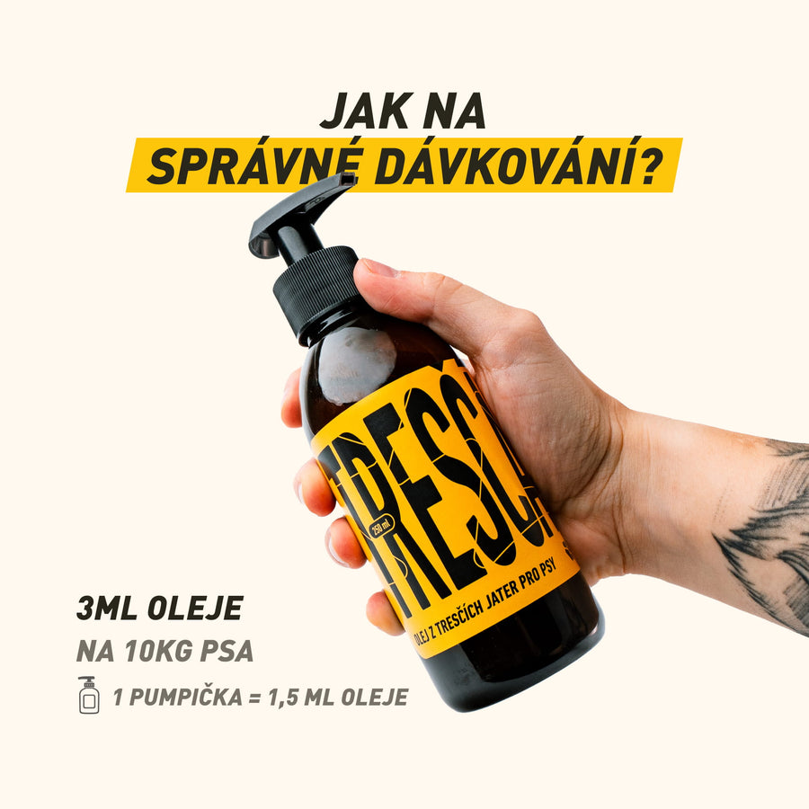 Trescak | 100% Cod Liver Oil for healthy puppy growth, sharp vision and strong joints