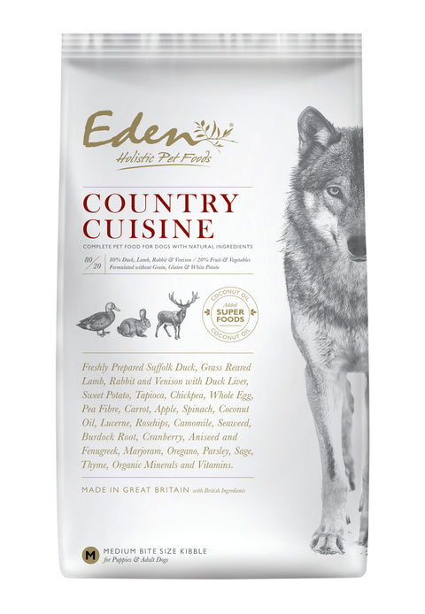 Hundetrockenfutter Eden Country | Komplettes Hundefutter