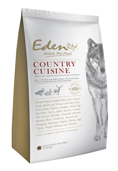 Hundetrockenfutter Eden Country | Komplettes Hundefutter