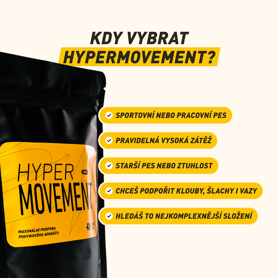Hypermovement | Advanced Joint Support for Active Dogs and Healthy Mobility