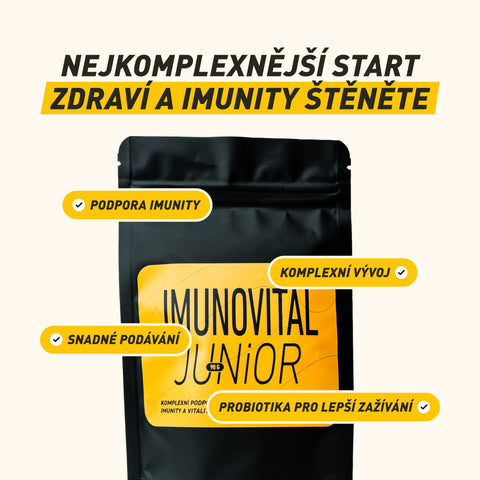 Imunovital Junior | Daily support for puppy immunity, healthy growth and natural defences