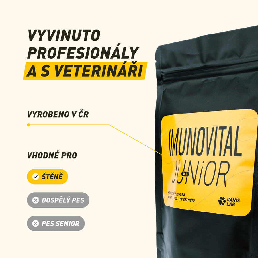 Imunovital Junior | Daily support for puppy immunity, healthy growth and natural defences